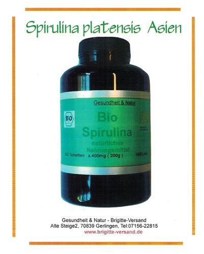 Spirulina platensis- BIO - aus Asien